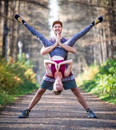 Yoga Challenge Poses for Two People 